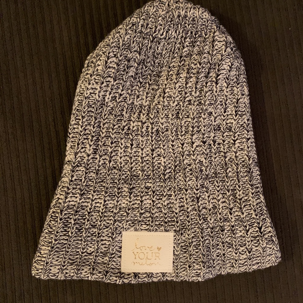 Love your melon gray beanie hat